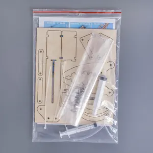Juguete Educativo de <span class=keywords><strong>Ciencia</strong></span> <span class=keywords><strong>y</strong></span> <span class=keywords><strong>Tecnología</strong></span>, Modelo de Brazo Mecánico Hidráulico de Pistón para Armar, Experimento de Materiales, Beneficioso para el Desarrollo de la Inteligencia - Product Image 1