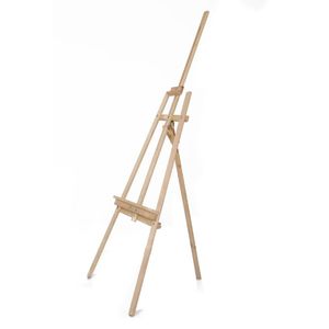 Caballete de boceto con soporte de madera de pino profesional de buena calidad con color de madera natural para pintura de artista de Akyazi - Product Image 3