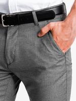 Pantalon Chino Homme Slim en Coton Tendance Noir Gris Taille Moyenne Séchage Rapide Respirant Haute Qualité Vente en Gros Décontracté