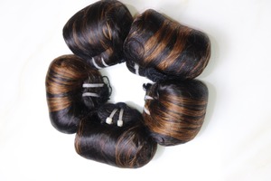 Venta caliente pelo crudo vietnamita resaltar Color Piano Color ondulado trama pelo sedoso y suave - Product Image 3