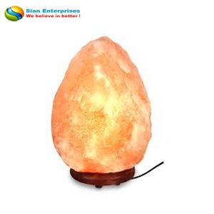 Lampe de sel de l'Himalaya rose clair MINI Cube Forme géométrique Écologique Sculptée Sian Enterprises - Product Image 5