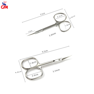High Quality Extra Fine Blade <b>Cuticle</b> <b>Scissors</b> Professional Stainless Steel Nail Grooming <b>Scissor</b> For Salon Use - Product Image 4