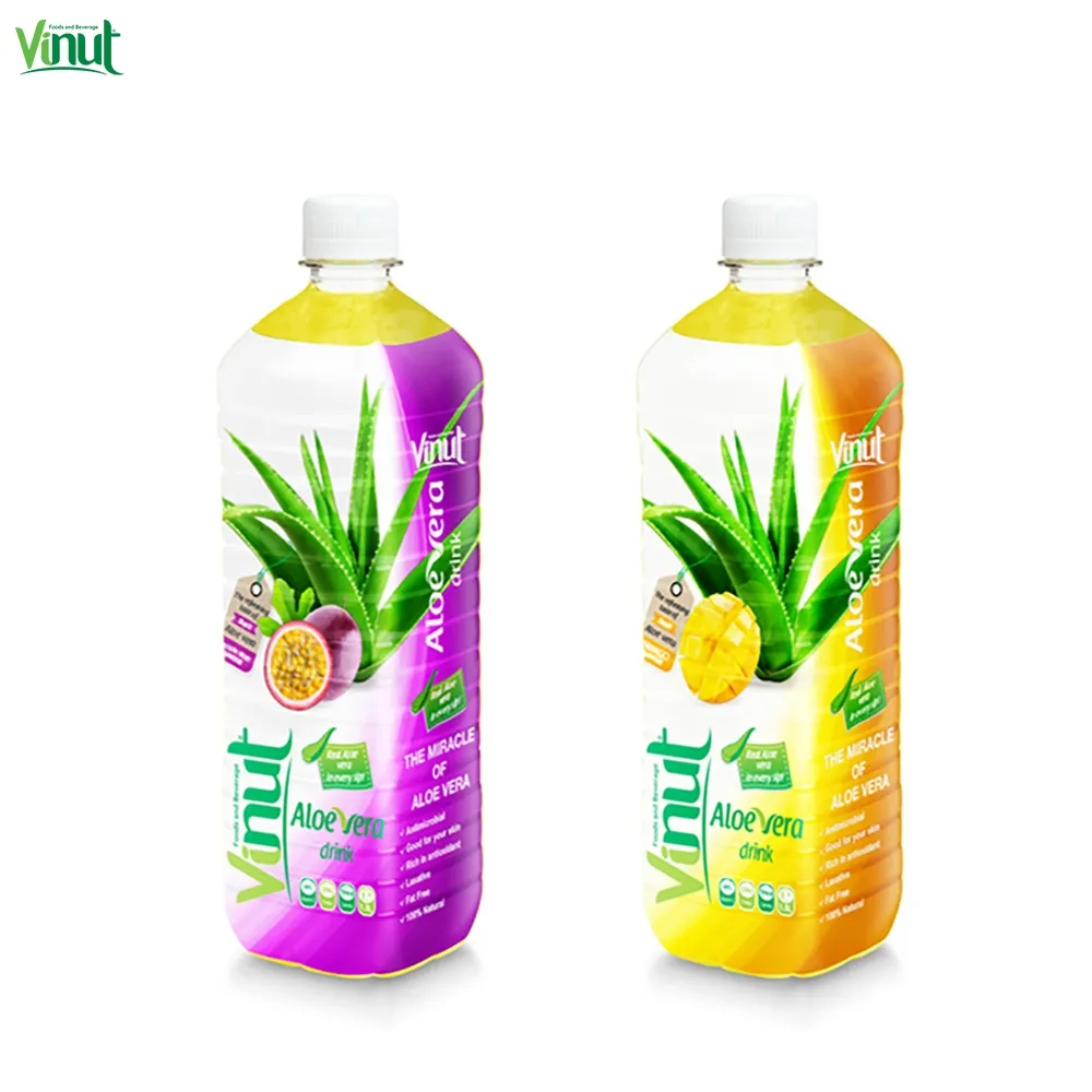 Bebidas de vinuca de aloe vera de 1.5l, coreia com suco de mangá