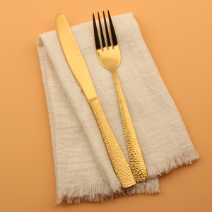 Juego de cubiertos de oro 2023, juego de cubiertos de acero inoxidable, cubiertos europeos de mesa para AU - Product Image 2