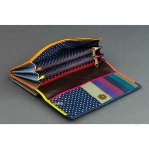 Cartera personalizable multifunción de cuero de gran capacidad para mujer, monedero largo de corcho para mujer con almacenamiento de dinero - Product Image 2