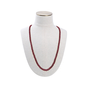 Collier de perles de rubis pour femme, design élégant, pierres précieuses naturelles, style indien, qualité supérieure, prix de gros - Product Image 1