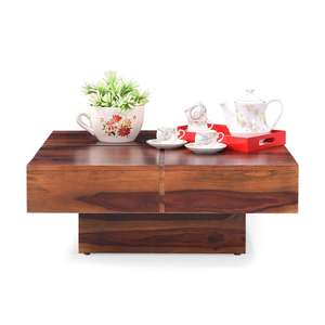 Mesa de centro de estilo tradicional Melvin, muebles elegantes para sala de estar para uso doméstico - Product Image 2