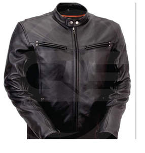 Blouson de moto en cuir, veste de course pour moto - Product Image 4