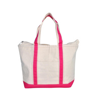 Tas Selempang Kanvas Katun 100% Buatan Pabrik India Grosir dengan Dua Pegangan, Bukaan Terbuka, Ukuran Dapat Disesuaikan, Unisex, Tahan Air, Kapasitas 3L+