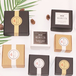 Hộp Đựng Xà Phòng Hoa Hồng Giấy Kraft In Theo Yêu Cầu Eco Hộp Đóng Gói Quà Tặng Xà Phòng Sang Trọng Dùng Làm Bằng Tay Với Cửa Sổ <span class=keywords><strong>PVC</strong></span> - Product Image 3