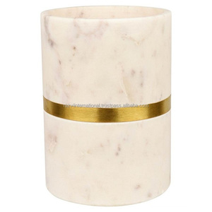 ถังน้ำแข็งหินอ่อนสีเทา ดีไซน์ทันสมัย แข็งแรง ทนทาน ผลิตด้วยมือ ความจุ 1 ลิตร สำหรับแช่เครื่องดื่ม - Product Image 6