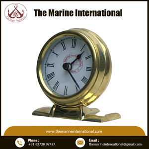 Reloj de mesa de latón con cristal para oficina, novedad - Product Image 6