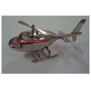 เฮลิคอปเตอร์ตกแต่งอะลูมิเนียมสำหรับวางบนโต๊ะ - Product Image 1