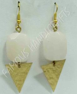 Pendientes colgantes con flecos hechos a mano para mujer, joyería de moda con patrón de Águila - Product Image 2