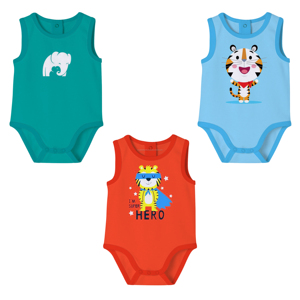 MOST BEAUTIFUL UNISEX BABY ROMPERS with 100% COTTON KNITTED FABRIC <b>SNAP</b> BUTTON CLOSURE CUSTOM DESIGN for INFANTS & TODDLERS - Product Image 3