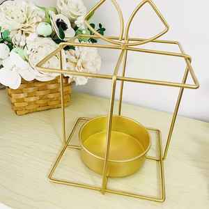 Soporte de metal para mesa de boda, decoración de hierro para maceta, color dorado, gran oferta - Product Image 6