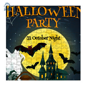 Puzzle personnalisé de fête d'halloween 500 pièces - Product Image 3