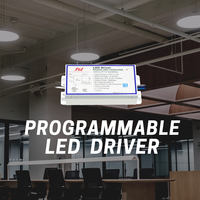 Controlador LED Programable y Regulable PWM Antron Taiwan de 50W con 5 Años de Garantía, Salida Única, Impermeable, Clase P, para Iluminación LED