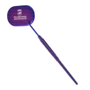 ต่อขนตาสีม่วงCroydex Harrolexกระจกรูปทรงพร้อมที่จับสแตนเลสกระจกแต่งหน้าสำหรับตรวจสอบต่อขนตา - Product Image 2