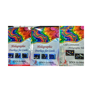 Película holográfica 3D transparente para trabajos artísticos, para etiquetas y envolturas de regalo - Product Image 1