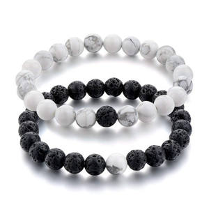 Wholesale Gemstone Bracelet 8mm Round <b>Beaded</b> Bracelet for EMF Protection Wholesale Bracelet at Wholesale Price - Product Image 5