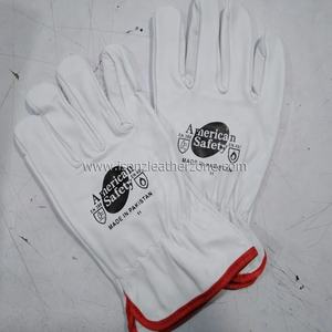 Guantes de trabajo de cuero de vaca sin forro, guantes de seguridad para camiones - Product Image 1