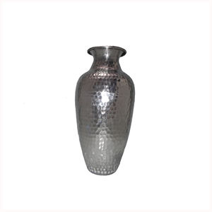 Décoration d'intérieur et de table Vase en métal brillant poli en aluminium moulé Vases à fleurs Restaurant Jardin Vase en aluminium - Product Image 4