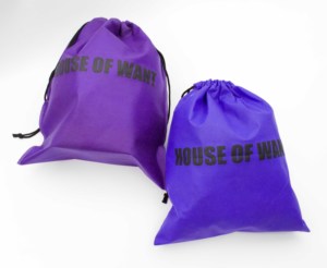 Sac à provisions à cordon en PP non tissé imprimé personnalisé réutilisable avec logo pour une utilisation d'épicerie d'identité de marque - Product Image 4