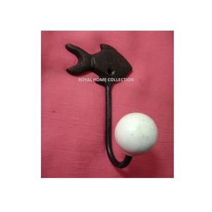 Offre Spéciale haut de gamme fer poisson patère métal patère animaux vente en gros nouveau meilleure qualité pas cher métal patère - Product Image 2