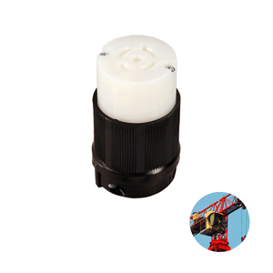 Certifié L21-20C 20A 120/208V électrique connecteur pour fours de boulangerie - Product Image 5