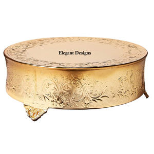 <b>Tall</b> Size Metal Cake Stand Unique Designer Handmade Wholesale Cake Stand Top Selling Decorative <b>Table</b> Top Luxury Cake Stand - Product Image 3