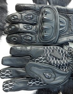 KEVEN IMPEX PRO Biker Premium Quality Cowhide Leather Unisex Full Finger Breathable Driven Racing Motorbike Long Gloves USA - Product Image 4