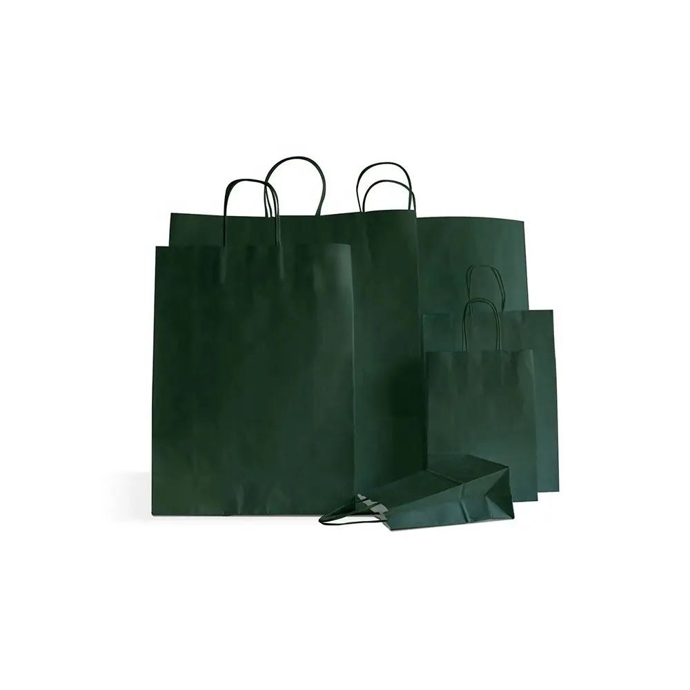 Sac en papier Kraft pour épicerie, conception personnalisée, impression de cadeau, sacs d'emballage de nourriture artisanaux OEM pour le Shopping, offre spéciale