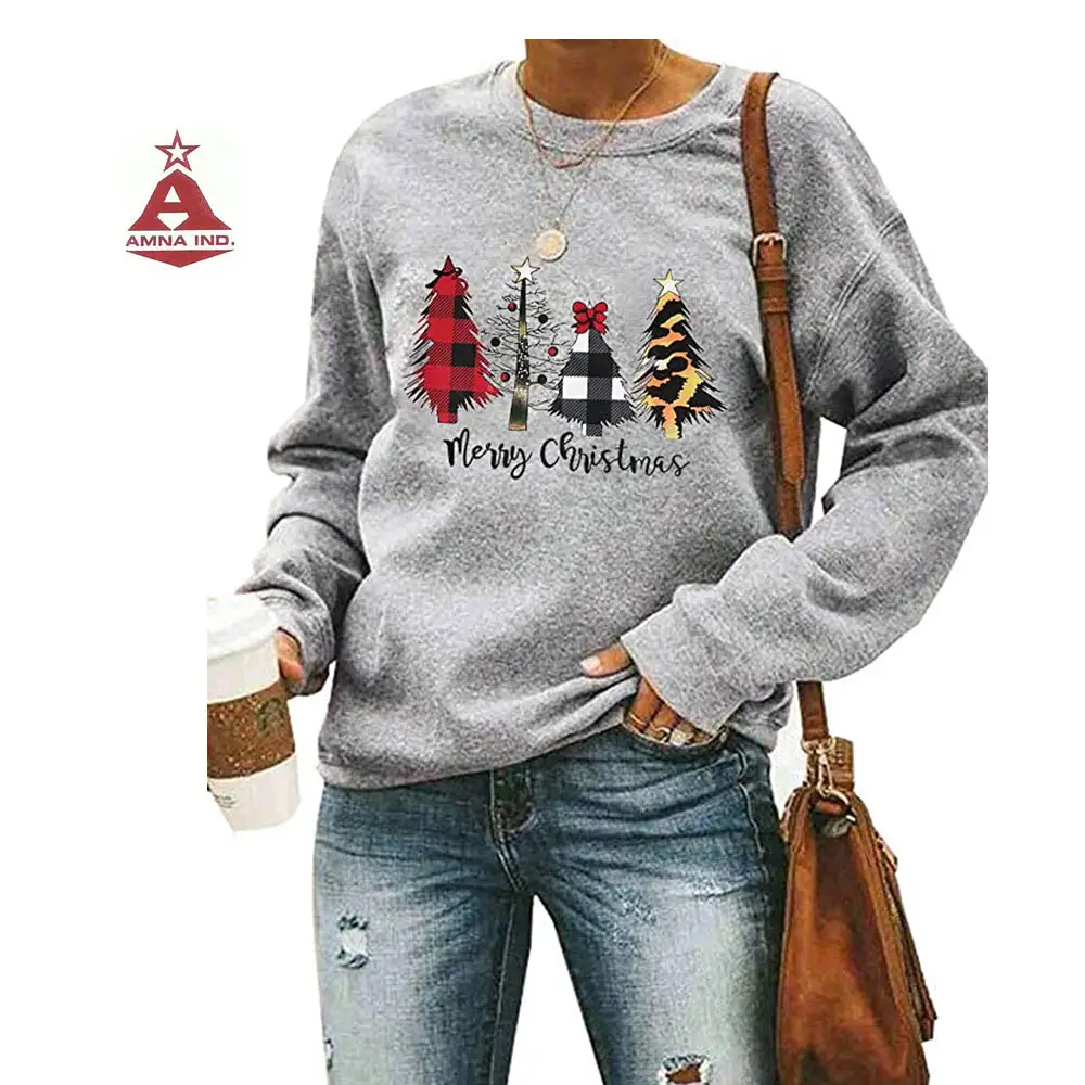 Frauen Herbst Winter Weihnachten Pullover Damen Strick pullover Pullover Frauen Print Pullover und Pullover Pullover
