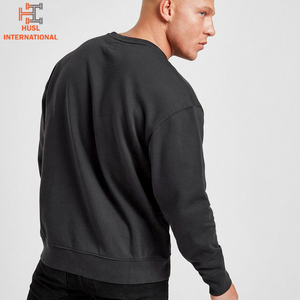 Sweat-shirt à capuche brodé surdimensionné pour homme, vente en gros, ODM personnalisé, 100 % coton, grande taille, unisexe, col rond - Product Image 5