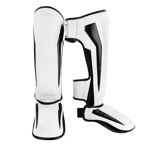 Protège-tibias de kickboxing EVA plus épais Muay Thai jambières Fitness soutien de la cheville Taekwondo protège-jambes et chauffe-jambes - Product Image 1