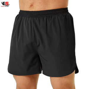 Shorts de sport pour hommes, respirants, écologiques, à séchage rapide, anti-froissement, solides, pour l'entraînement, la salle de sport, la course à pied, l'été - Product Image 5