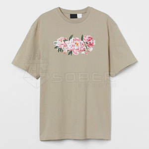 Camisetas con estampado de flores para mujer, ropa informal a la moda, ropa para exteriores de verano - Product Image 1