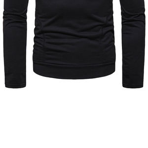 Hot sale 2021 Black Sweat Shirt with hood for Men as 100% Cotton / Polyester Fabric - Product Image 3