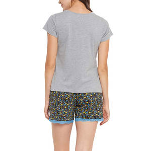 <b>Women's</b> Summer 100% Cotton Outfits Best Quality <b>Women</b> 2 Piece <b>T</b>-<b>Shirts</b> <b>and</b> <b>Shorts</b> <b>Sets</b> 2025 - Product Image 4