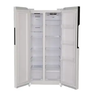 ACDW450WIB don ücretsiz ev yan yana iki kapılı buzdolabı çok fonksiyonlu ev buzdolabı